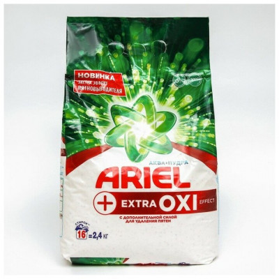 ARIEL Авт СМС порошк. Extra OXI Effect 2.4кг