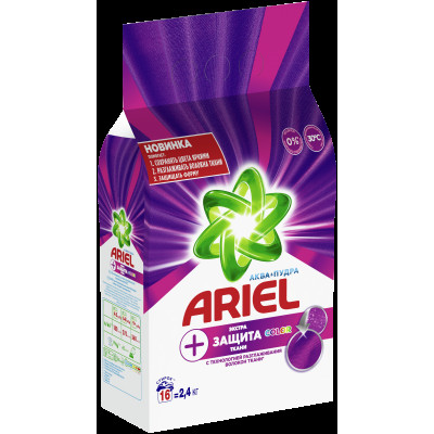 ARIEL Авт СМС порошк. Экстра защита ткани Color 3.7кг