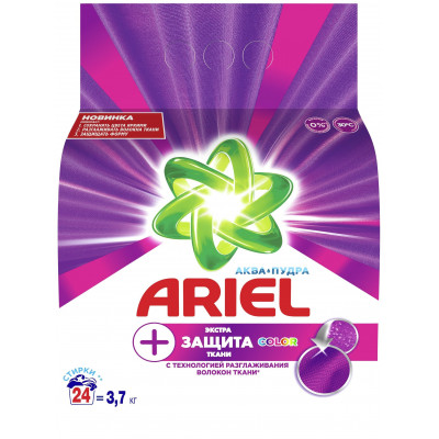 ARIEL Авт СМС порошк. Экстра защита ткани Color 3.7кг