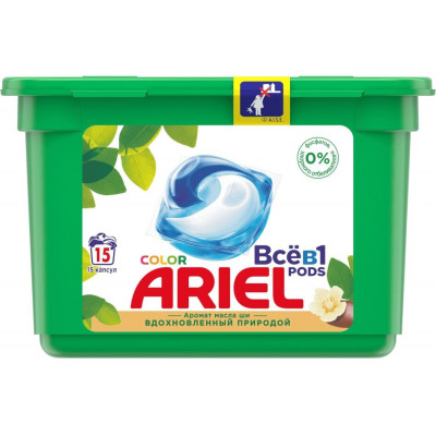 ARIEL Авт Гель СМС жидк. в растворимых капсулах Liquid Capsules Touch of Lenor Fresh 30X22.8г