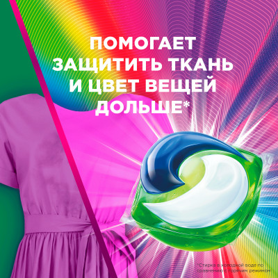 ARIEL Авт Гель СМС жидк. в растворимых капсулах Liquid Capsules Touch of Lenor Fresh 30X22.8г