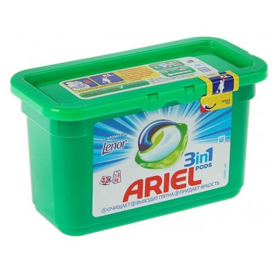 ARIEL Авт Гель СМС жидк. в растворимых капсулах Liquid Capsules Touch of Lenor Fresh 30X22.8г