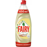 FAIRY Средство для мытья посуды Нежные руки Ромашка и витамин Е 650мл