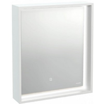 Зеркало LOUNA 60 с подсветкой прямоугольное универсальная белый