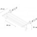 Полка для полотенец Fixsen FX-78515 (к/к 4)