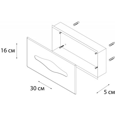 Держатель для бумажных полотенец Fixsen FX-31027 (312) (к/к 20)