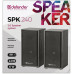 Компактная акустика 2.0 Defender SPK-240 черный