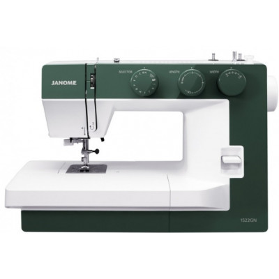 Швейная машина Janome 1522GN зеленый