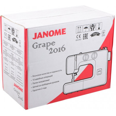 Швейная машина Janome Grape 2016, белый