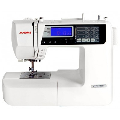 Швейная машина Janome 4120 QDC, белый/черный