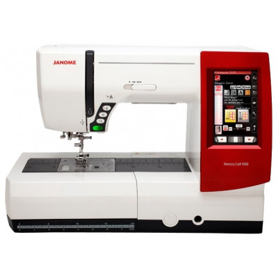 Швейная машина Janome Memory Craft 9900, белый/красный