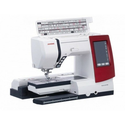 Швейная машина Janome Memory Craft 9900, белый/красный