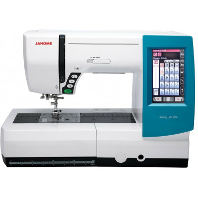 Швейная машина Janome Memory Craft 9900, белый/красный