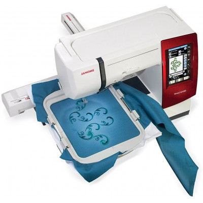 Швейная машина Janome Memory Craft 9900, белый/красный