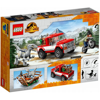 Lego 76946 Jurassic World Блу и поимка бета-велоцираптора