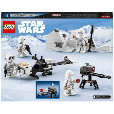 Lego 75320 Звездные войны Боевой набор снежных пехотинцев