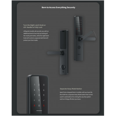 Умный дверной замок Aqara Smart Door Lock A100 (ZigBee version)