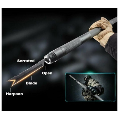 Тактический посох HX Outdoors Multifunctional Tactical Stick,Grey