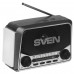 SVEN Радиоприемник SRP-525 красный (3W, FM/AM/SW, USB, microSD, flashlight, battery)