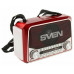 SVEN Радиоприемник SRP-525 красный (3W, FM/AM/SW, USB, microSD, flashlight, battery)