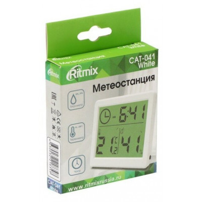 МЕТЕОСТАНЦИИ RITMIX CAT-041 WHITE