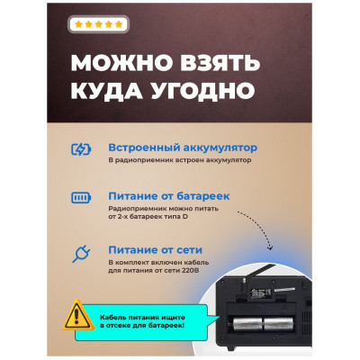 Радиоприемник портативный Ritmix RPR-095 серый