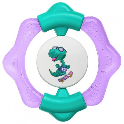 Прорезыватель Baby Planet 8484/4, 1 шт, фиолетовый, зеленый