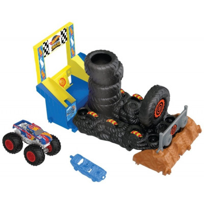 HOT WHEELS MONSTER TRUCKS МИР АРЕНЫ ШИННЫЙ ПРЕСС