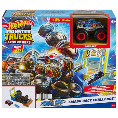 HOT WHEELS MONSTER TRUCKS МИР АРЕНЫ ШИННЫЙ ПРЕСС