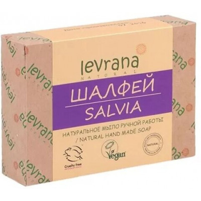 Levrana Мыло кусковое Шалфей, 100 г