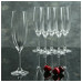 Бокалы Laura 220мл для шампанского 6шт. богемское стекло, Чехия 40415--220, набор