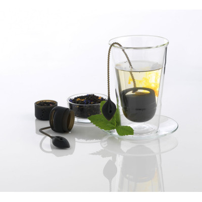 Заварник Mastrad для чая силиконовый черный - в прозрачной коробке F07301, шт