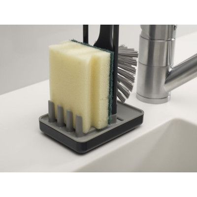 Щетка для мытья посуды с подставкой Joseph Joseph Edge™ Dish Brush серая 85008, шт