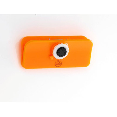 Клипса Mastrad средняя с датером и на магните, оранжевая F90509, шт