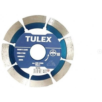 Круг отрезной алмазный TULEX 8011180 универсальный, сегментный, для УШМ, 180мм*22,2мм