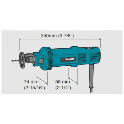 Кромочный (триммер) фрезер Makita 3706, 550 Вт