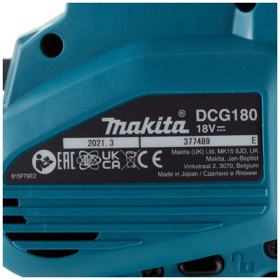 Аккумуляторный закрытый пистолет Makita DCG180Z