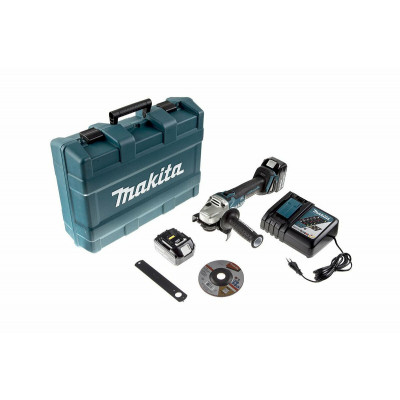 Аккумуляторная УШМ Makita DGA504RME, 125 мм