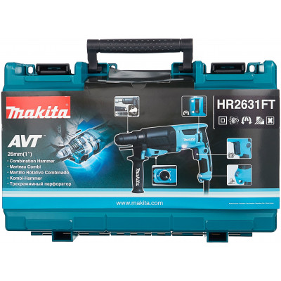 Перфоратор Makita HR2631FT, без аккумулятора, 800 Вт