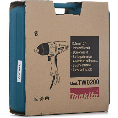 Ударный гайковерт Makita TW0200, 380 Вт, без аккумулятора