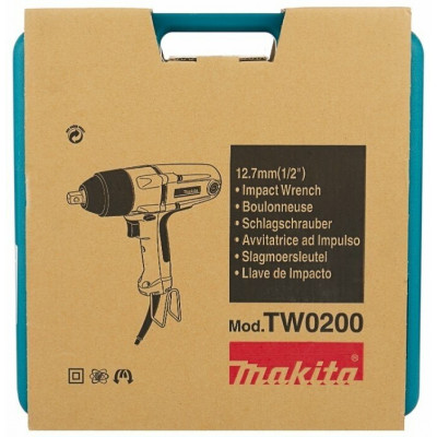 Ударный гайковерт Makita TW0200, 380 Вт, без аккумулятора