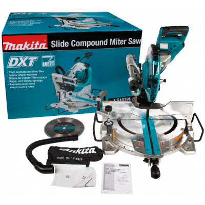 Торцовочная пила с протяжкой Makita LS1019L, 1510 Вт