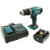 Аккумуляторная ударная дрель-шуруповерт Makita DHP453SYE