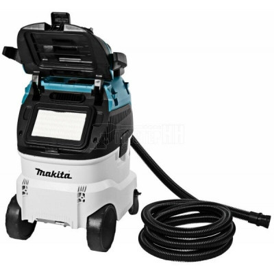 Профессиональный пылесос Makita VC4210L, 1200 Вт, белый/синий/черный