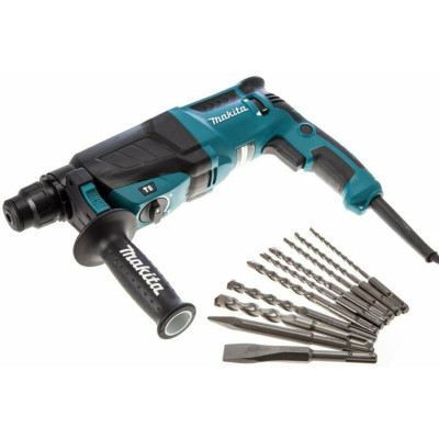 Перфоратор Makita HR2630X7, без аккумулятора, 800 Вт