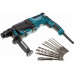 Перфоратор Makita HR2630X7, без аккумулятора, 800 Вт