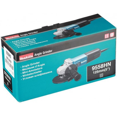 УШМ Makita 9558HN, 840 Вт, 125 мм, без аккумулятора