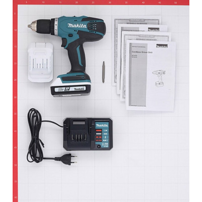 Аккумуляторная дрель-шуруповерт Makita DF457DWE