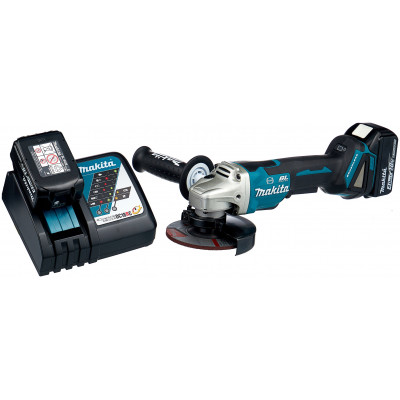 Аккумуляторная УШМ Makita DGA508RME, 125 мм