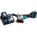 Аккумуляторная УШМ Makita DGA508RME, 125 мм